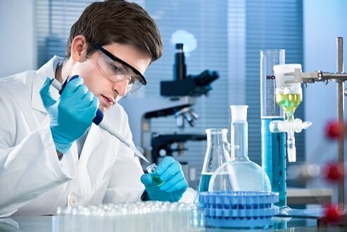carry out analyzes to identify parasites