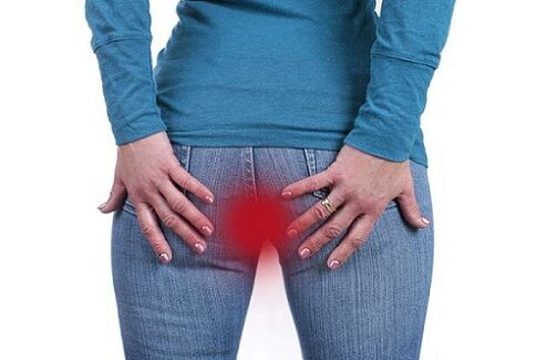 itching in the anus as an indication for the search for parasites